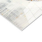 Tamperli Gerçek Cam Tablo Dallı Yaprak Vurgulu Çiçek Çiçek Tablosu Duvar Dekoru