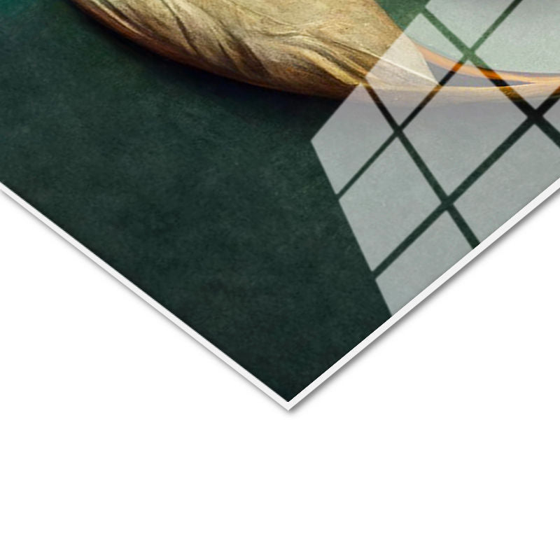 Tamperli Gerçek Cam Tablo Organik Çiçek Formları Çiçek Tablosu Duvar Dekoru