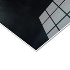 Tamperli Gerçek Cam Tablo Buket Formlu Çiçek Kompozisyonu Çiçek Tablosu Duvar Dekoru