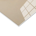 Tamperli Gerçek Cam Tablo Soyut Akışkan Yaprak Desenleri Çiçek Tablosu Duvar Dekoru