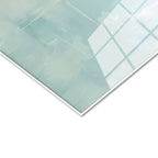 Tamperli Gerçek Cam Tablo Dalında Estetik Manolya Çiçekleri Çiçek Tablosu Duvar Dekoru