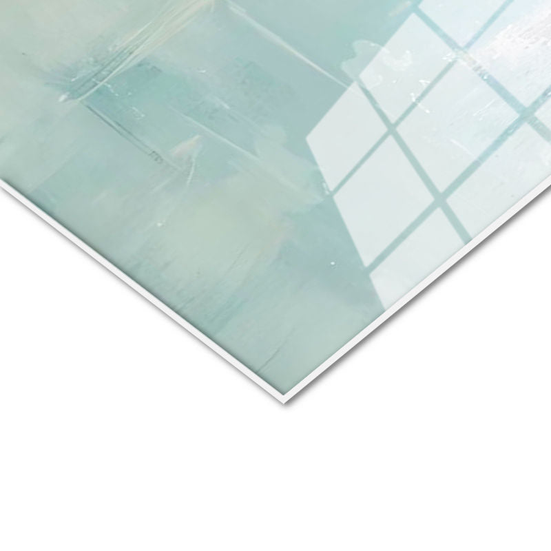 Tamperli Gerçek Cam Tablo Dalında Estetik Manolya Çiçekleri Çiçek Tablosu Duvar Dekoru