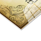 Tamperli Gerçek Cam Tablo Nahl Suresi 90 Ayeti Kerime Yazısı Dini İslami Tablo Duvar Dekoru