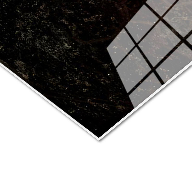 Tamperli Gerçek Cam Tablo İstif Hat Sanatı Dini İslami Tablo Duvar Dekoru