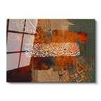 Tamperli Gerçek Cam Tablo Karışık İstif Yazı Dini İslami Tablo Duvar Dekoru