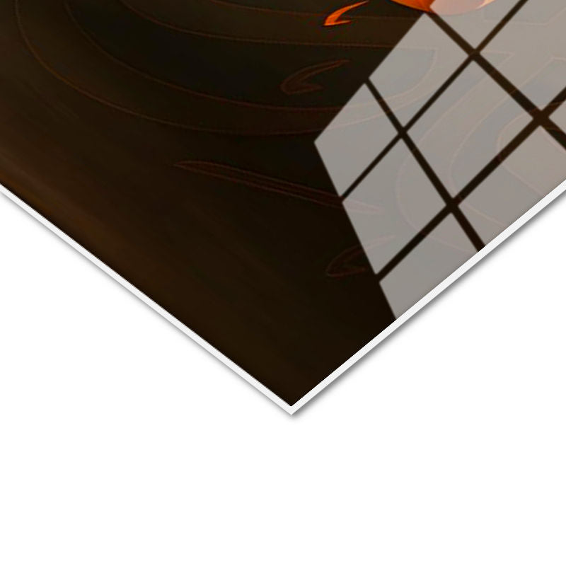 Tamperli Gerçek Cam Tablo İnşirah Suresi Zorlukla Beraber Kolaylık Dini İslami Tablo Duvar Dekoru