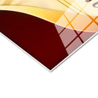 Tamperli Gerçek Cam Tablo Besmele Yazısı Pastel Tonlu Dini İslami Tablo Duvar Dekoru