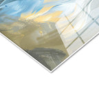 Tamperli Gerçek Cam Tablo Yeleli İki At Portresi At Tablosu Duvar Dekoru