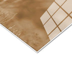 Tamperli Gerçek Cam Tablo Kuru Otlar Arasında İki Zebra Zebra Tablosu Duvar Dekoru