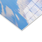 Tamperli Gerçek Cam Tablo Kız Kulesi Deniz Yansıması Şehir Mimari Tablo Duvar Dekoru