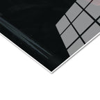 Tamperli Gerçek Cam Tablo Golden Gate Köprüsü Gece Aydınlatması Şehir Mimari Tablo Duvar Dekoru