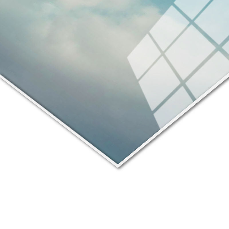 Tamperli Gerçek Cam Tablo New York Özgürlük Anıtı Şehir Mimari Tablo Duvar Dekoru