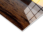 Tamperli Gerçek Cam Tablo Ortaköy Camii ve Köprü Manzarası Şehir Mimari Tablo Duvar Dekoru