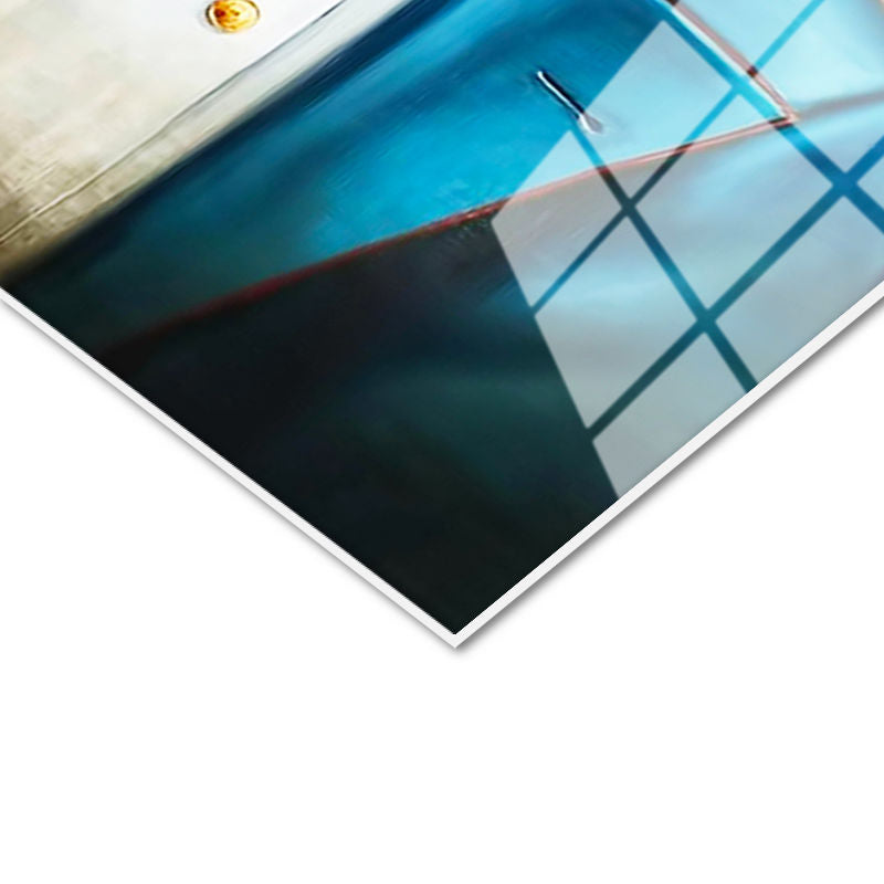 Tamperli Gerçek Cam Tablo Sultan II Abdülhamid Modern Yorum Portresi Osmanlı Tablosu Duvar Dekoru