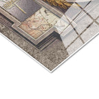 Tamperli Gerçek Cam Tablo Yavuz Sultan Selim Portresi Osmanlı Tablosu Duvar Dekoru