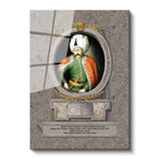 Tamperli Gerçek Cam Tablo Yavuz Sultan Selim Klasik Portre Osmanlı Tablosu Duvar Dekoru