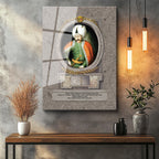 Tamperli Gerçek Cam Tablo Yavuz Sultan Selim Klasik Portre Osmanlı Tablosu Duvar Dekoru