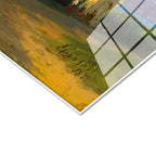 Tamperli Gerçek Cam Tablo İstanbul Tepeden Şehir ve Boğaz Manzarası Duvar Dekoru