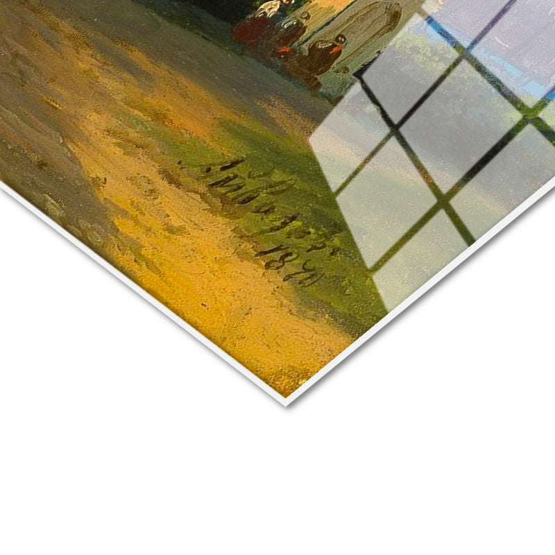 Tamperli Gerçek Cam Tablo İstanbul Tepeden Şehir ve Boğaz Manzarası Duvar Dekoru