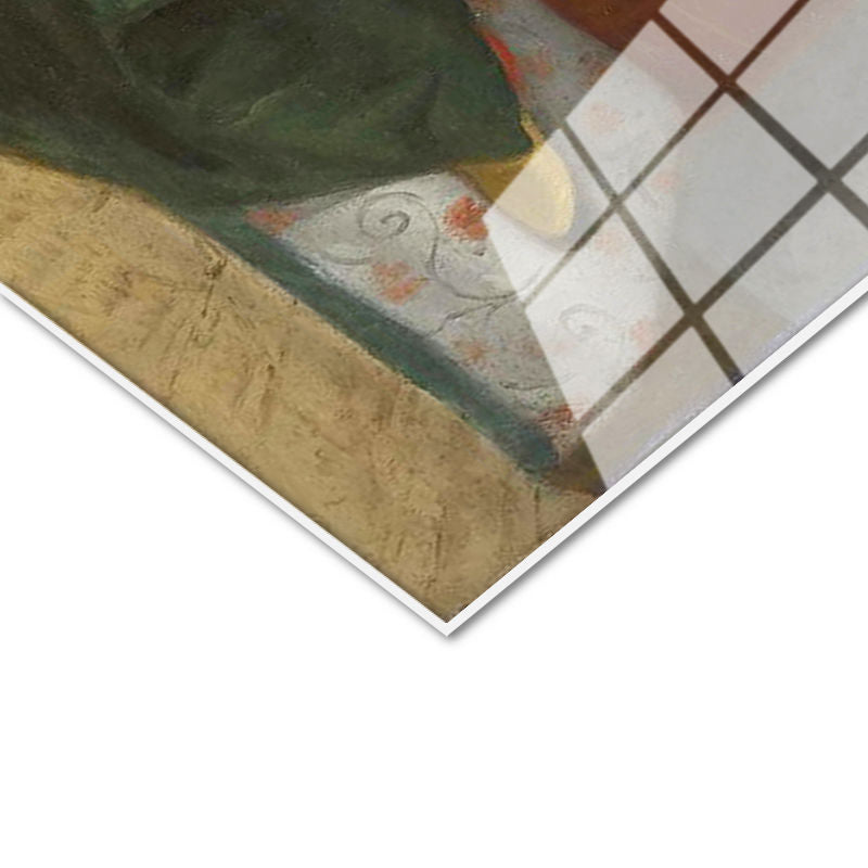 Tamperli Gerçek Cam Tablo Müzisyen Cariye Ağa Osmanlı Tablosu Duvar Dekoru