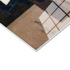 Tamperli Gerçek Cam Tablo R.R.L.F. Keman ve Kitaplar Vanitas Karanlık Ressam Tablosu Dekoru