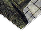 Tamperli Gerçek Cam Tablo J.A. Grimshaw Yağmurlu Sokak Figürlü Gece Manzarası Ressam Tablosu Dekoru