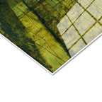 Tamperli Gerçek Cam Tablo J.A. Grimshaw Yağmurlu Yol Gece Mehtaplı Figürler Ressam Tablosu Dekoru