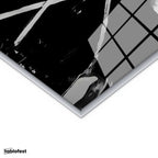 Gümüş Renk Metal Çerçeveli Tamperli Cam Tablo Atatürk Sakallı Kalpaklı Nadir Portre Atatürk Tablosu Duvar Dekoru