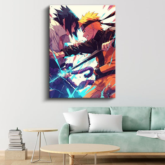 Efsanevi Düello - Ninja Savaşçıları Anime Kanvas Tablo