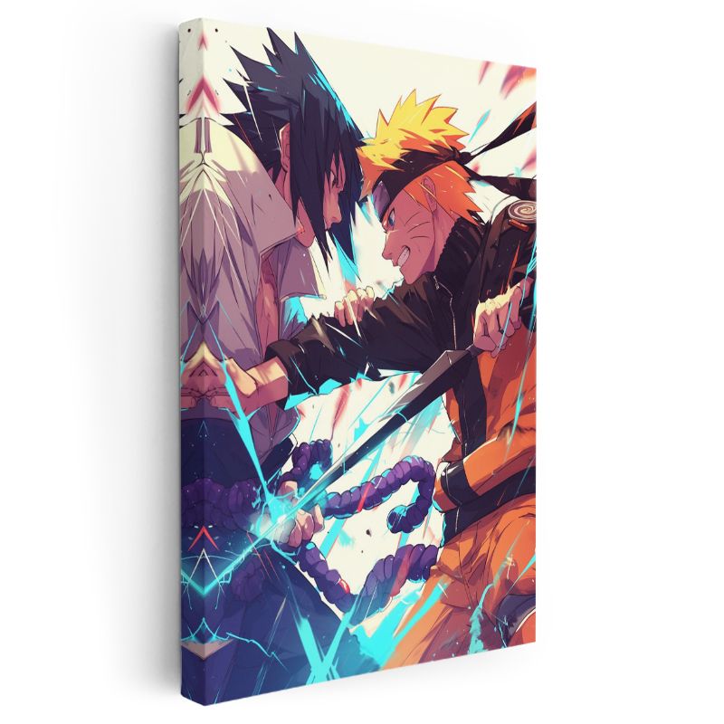 Efsanevi Düello - Ninja Savaşçıları Anime Kanvas Tablo