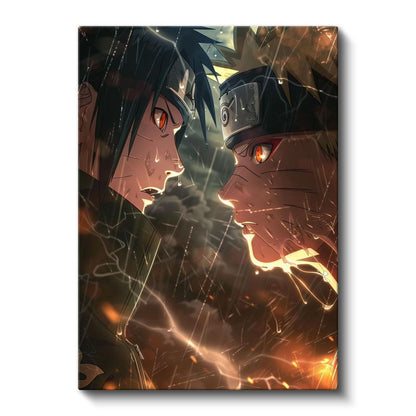 Kader Karşılaşması - Ninja Düellosu Anime Kanvas Tablo
