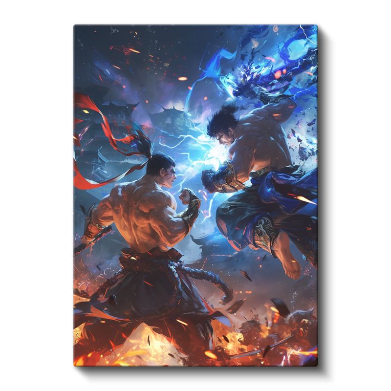 Efsanevi Savaş - Ateş ve Buz Güçleri Anime Kanvas Tablo