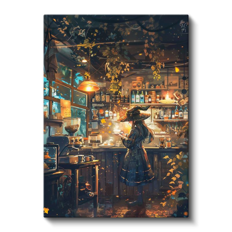 Sonbahar Büyücüsü - Sihirli Mutfak Anime Kanvas Tablo