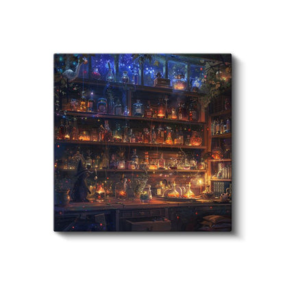 Büyücünün Atölyesi - Sihirli İksirler Anime Kanvas Tablo