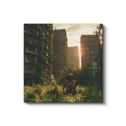 Terk Edilmiş Dünya - Robot Bekçi Anime Kanvas Tablo