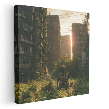 Terk Edilmiş Dünya - Robot Bekçi Anime Kanvas Tablo