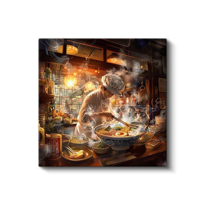Ramen Ustası - Buğulu Mutfak Anime Kanvas Tablo