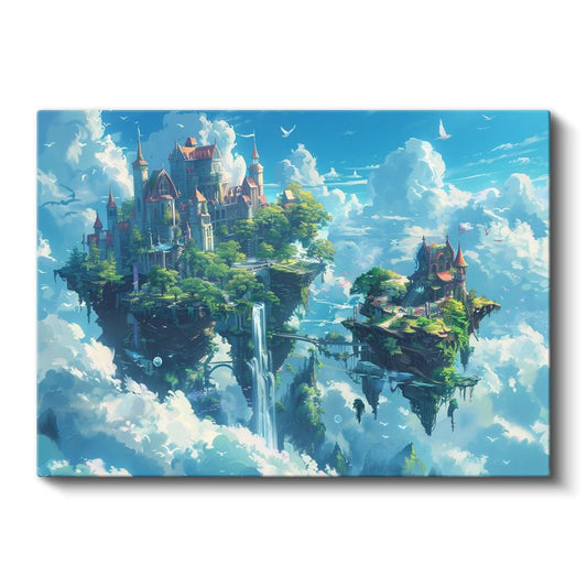 Gökyüzü Kalesi - Yüzen Adalar Anime Kanvas Tablo