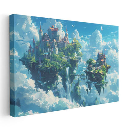 Gökyüzü Kalesi - Yüzen Adalar Anime Kanvas Tablo