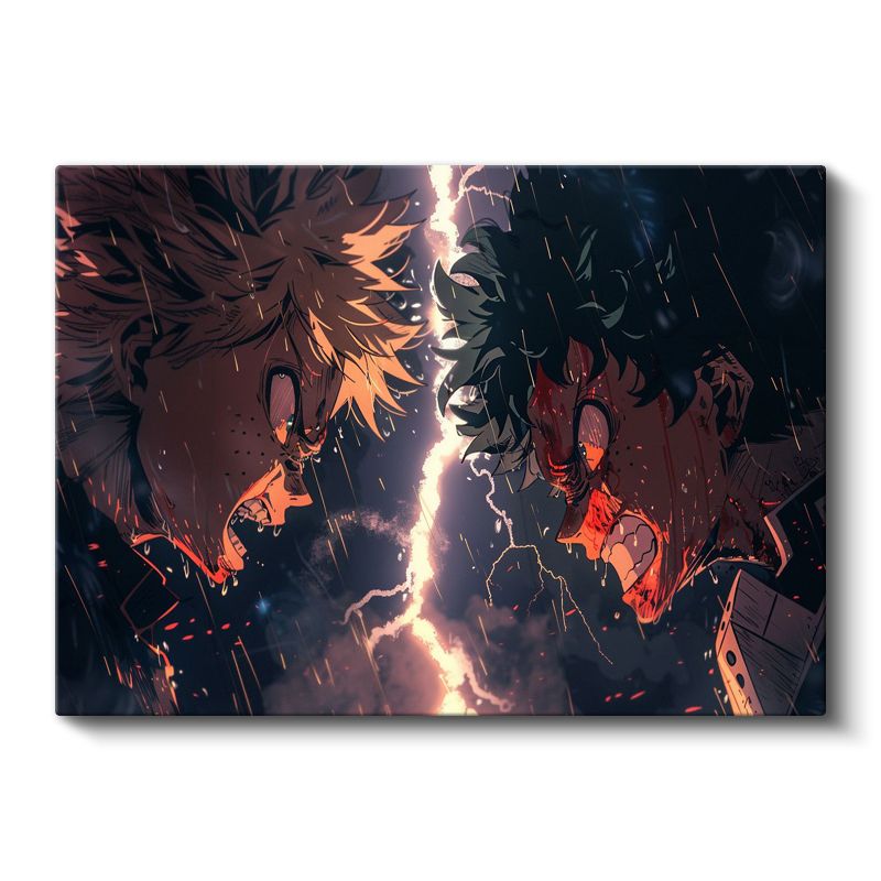 Epik Savaş - Şimşek Çarpışması Anime Kanvas Tablo