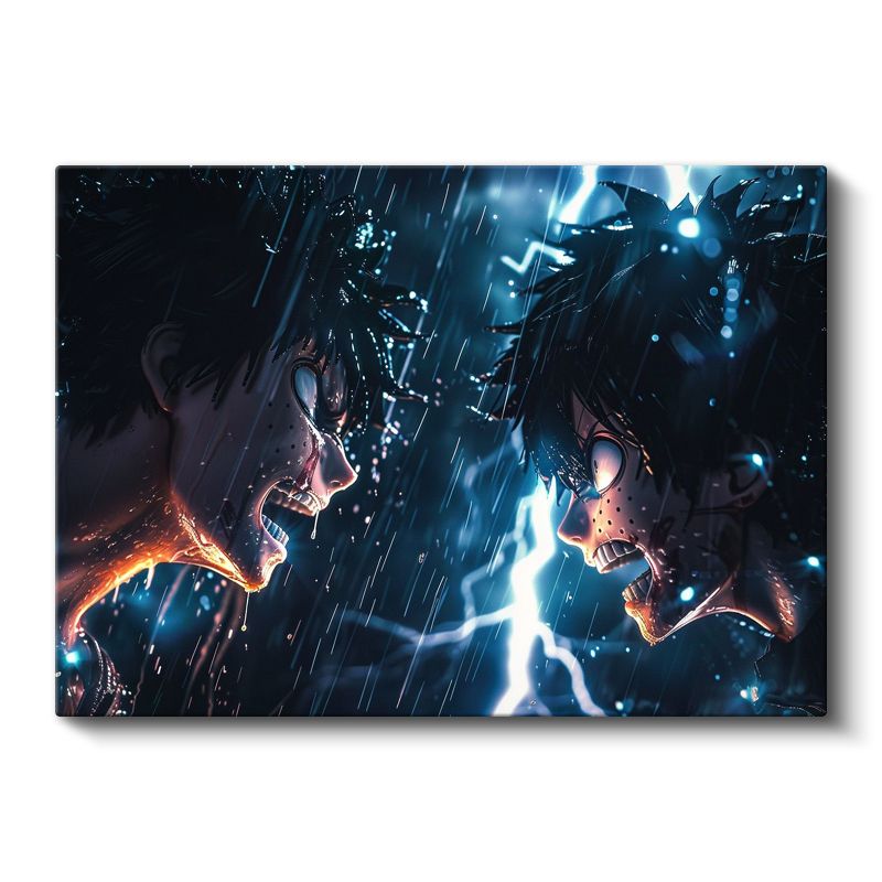 Epik Düello - Mavi Şimşek Anime Kanvas Tablo