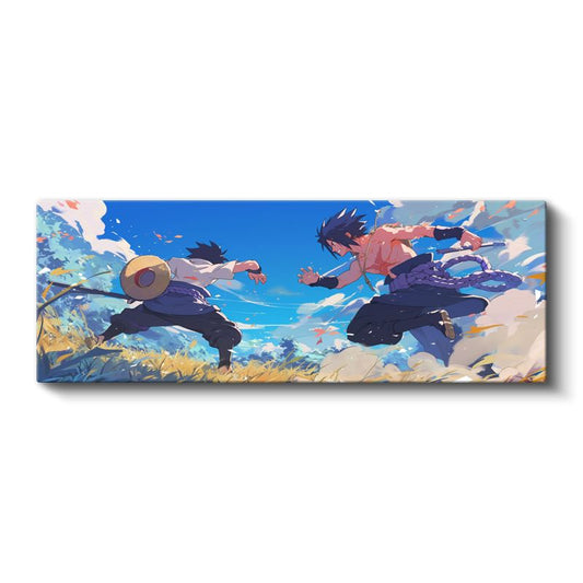 Samuray Düellosu - Gökyüzü Altında Anime Kanvas Tablo