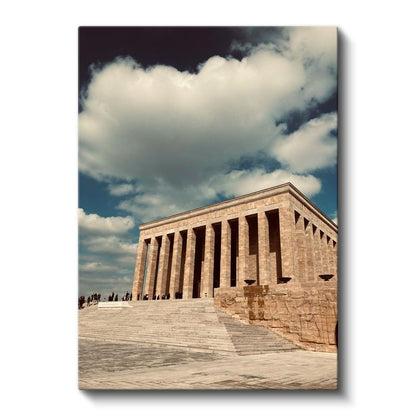 Anıtkabir - Mavi Gökyüzü Altında Kanvas Tablo