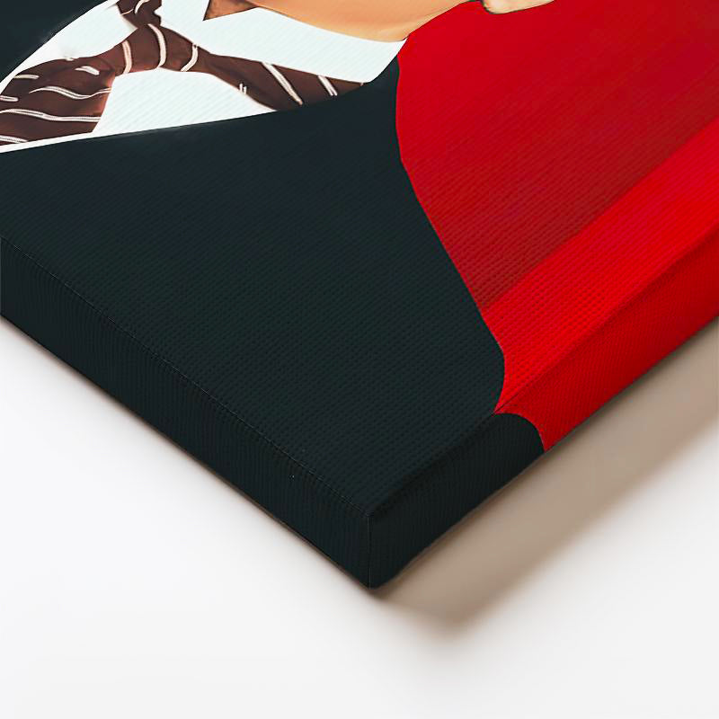 Dikey Kanvas Tablo Atatürk Kalpaklı Portre Atatürk Tablosu Ev Ofis Dekoru