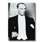 Dikey Kanvas Tablo Atatürk Frak Giyim Atatürk Tablosu Ev Ofis Duvar Dekoru
