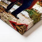 Dikey Kanvas Tablo Atatürk Uzun Paltolu Ve Bastonlu Atatürk Tablosu Ev Ofis Duvar Dekoru