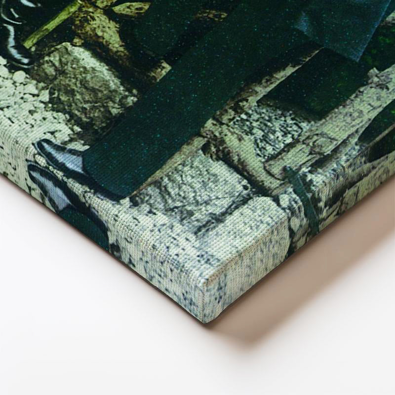 Dikey Kanvas Tablo Atatürk İnönü Kır Sohbeti Atatürk Tablosu Ev Ofis Duvar Dekoru