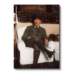 Dikey Kanvas Tablo Atatürk Koltukta Tesbih Detay Atatürk Tablosu Ev Ofis Duvar Dekoru