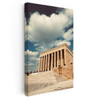 Dikey Kanvas Tablo Anıtkabir Bulutlu Gökyüzü Atatürk Tablosu Ev Ofis Duvar Dekoru