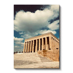 Dikey Kanvas Tablo Anıtkabir Bulutlu Gökyüzü Atatürk Tablosu Ev Ofis Duvar Dekoru